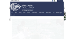 Desktop Screenshot of marianasyachtclub.org
