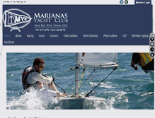 Tablet Screenshot of marianasyachtclub.org